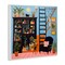 Stupell Industries Eclectic Fun Bookshelf Wall Plaque Art Design by Lazar Studio